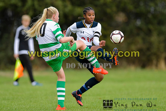 20161002-114413 Tottenham Hotspur Girls U14 v Writtle Minors FC Girls U14