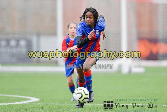 20220313-123113C Crystal Palace FC Girls U12 v Kew Park Rangers Girls U12 Reds