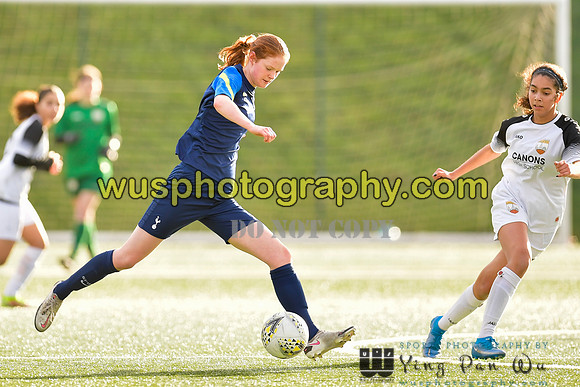 20220129-140451 London Bees Academy U16 v Tottenham Hotspur Women FC JTP U16