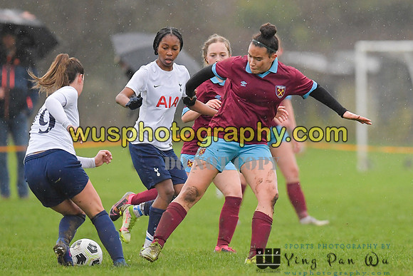 20220108-101712 Tottenham Hotspur Women FC JTP U15 v West Ham United Performance Girls U16