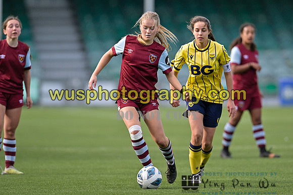 20240420-171604A West Ham United Academy Girls U16 v Oxford United Women U16