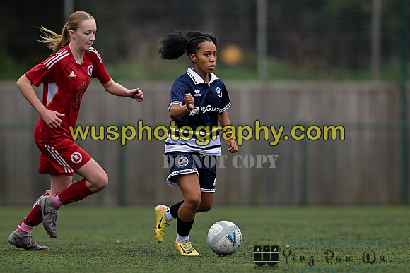 20241026-111432 Millwall Lionesses U16 v Welling United Academy Girls U16