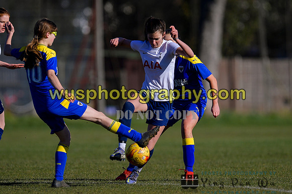 20220227-101415A AFC Wimbledon Girls U16 v Tottenham Hotspur Women FC JTP U16