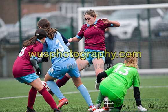 20220115-150907 West Ham United Performance Girls U16 v London City Lionesses U16