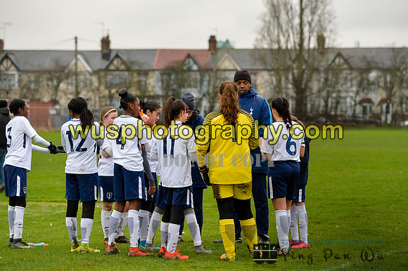 20180203-105513 Tottenham Hotspur Girls U13 v Pro Direct Academy BXB Girls U13 White