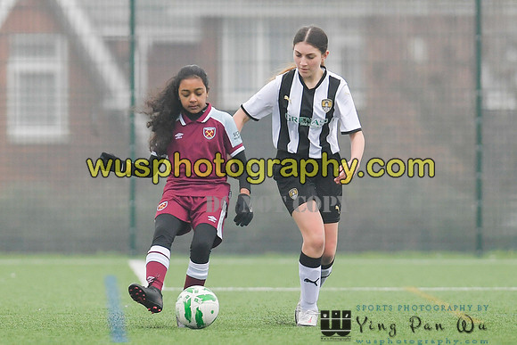 20220115-135247 West Ham United Academy Girls U14 v Notts County FC Girls U14