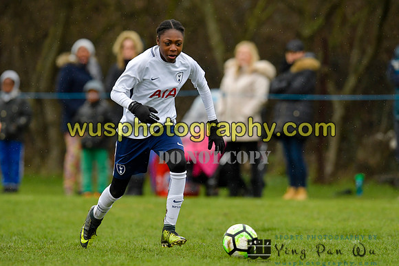 20180203-104014 Tottenham Hotspur Girls U13 v Pro Direct Academy BXB Girls U13 White