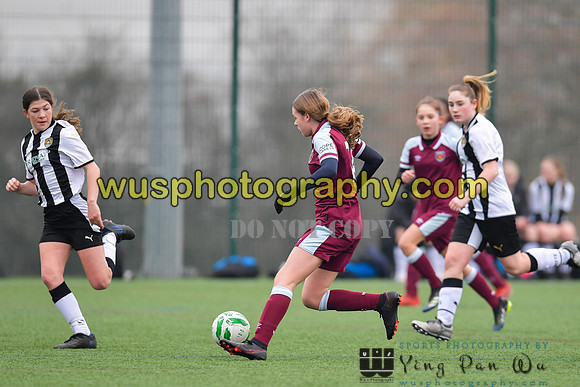 20220115-134212 West Ham United Academy Girls U14 v Notts County FC Girls U14