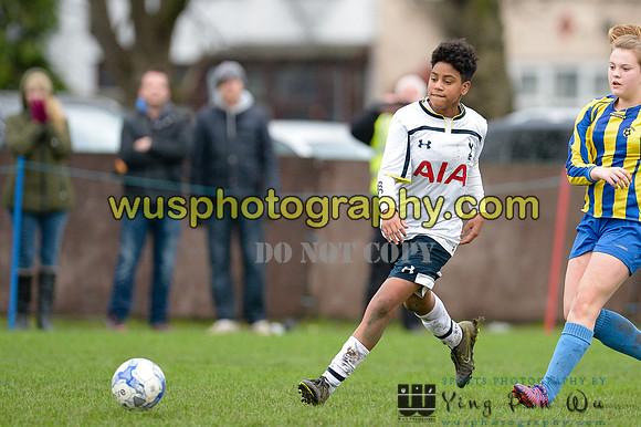 20160206-123157-3 Tottenham Hotspur Girls U14 v Harvesters FC Girls U14