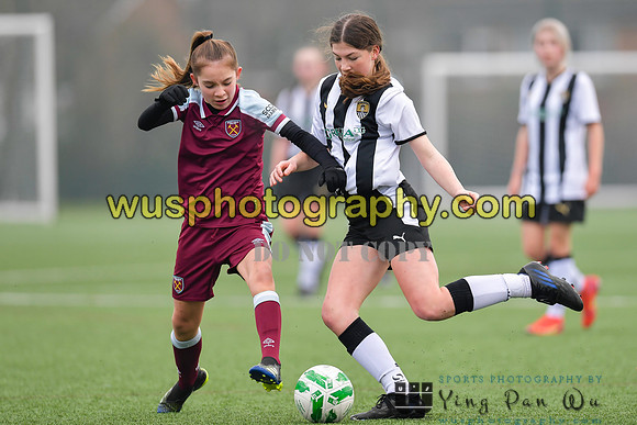 20220115-132048 West Ham United Academy Girls U14 v Notts County FC Girls U14