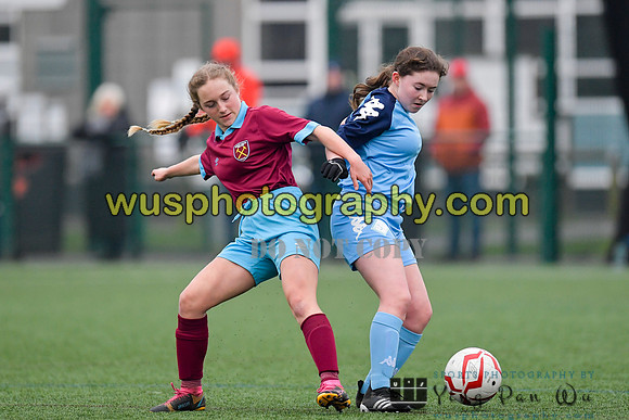 20220115-150909 West Ham United Performance Girls U16 v London City Lionesses U16