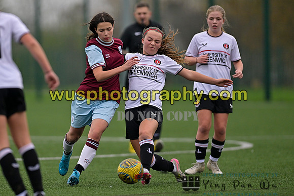 20241109-131321 West Ham United Warriors Girls U16 v Charlton Athletic Academy Girls U16