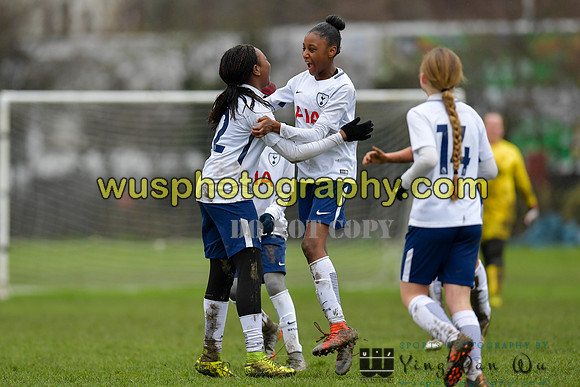 20180203-122144C Tottenham Hotspur Girls U13 v Pro Direct Academy BXB Girls U13 White