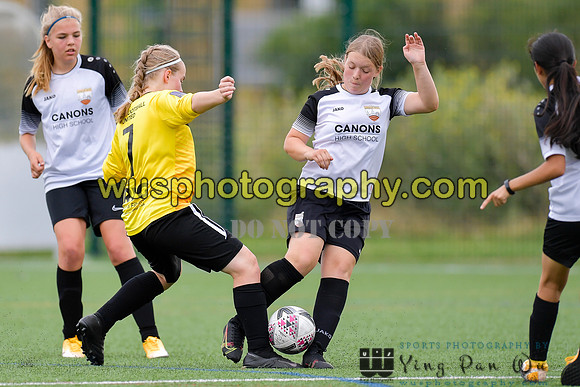 20210821-102954 London Bees Academy U14 v Kent Football United Girls U14