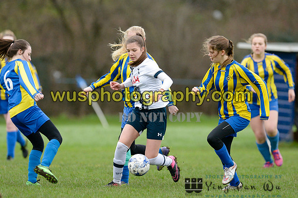 20160206-111954-5 Tottenham Hotspur Girls U14 v Harvesters FC Girls U14