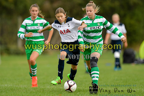 20161002-115219-2 Tottenham Hotspur Girls U14 v Writtle Minors FC Girls U14