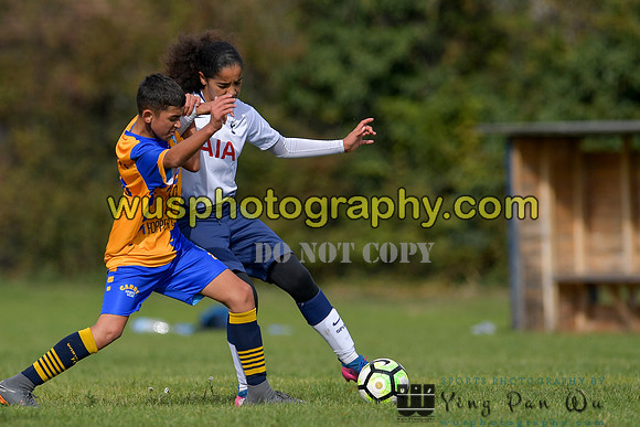 20181007-115056 Tottenham Hotspur Girls U14 v White Star Boys U14