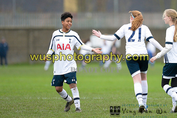 20160206-112449-2 Tottenham Hotspur Girls U14 v Harvesters FC Girls U14
