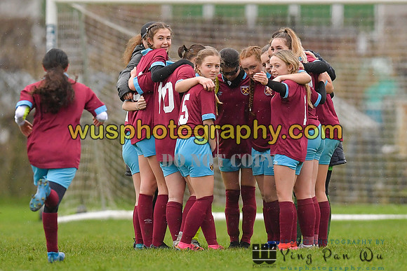 20220108-100101 Tottenham Hotspur Women FC JTP U15 v West Ham United Performance Girls U16