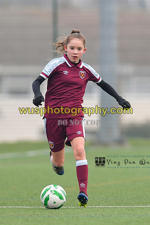 20220115-131326A West Ham United Academy Girls U14 v Notts County FC Girls U14