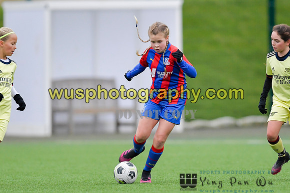 20220122-153111B Crystal Palace FC Girls U12 v Arsenal FC Girls U12