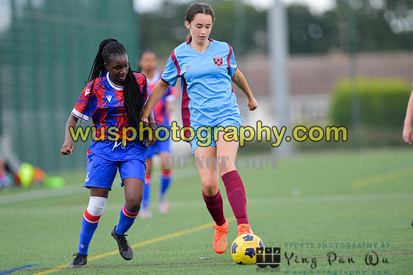20220924-145456B West Ham United Performance Girls U16 v Crystal Palace FC Girls U16