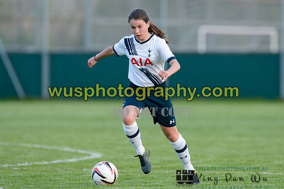 20160505-195748-3 Tottenham Hotspur Girls U12 and U13 v Årvoll IL Girls U12 and U13