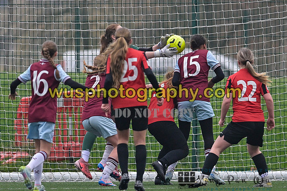 20241130-111546 West Ham United Warriors Girls U14 v Fareham Town Youth FC Girls U14