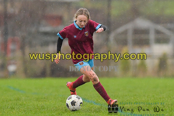 20220108-101726 Tottenham Hotspur Women FC JTP U15 v West Ham United Performance Girls U16