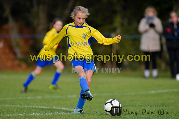 20171028-112556-3 Tottenham Hotspur Girls U11 v St Albans City Youth Girls U11 South