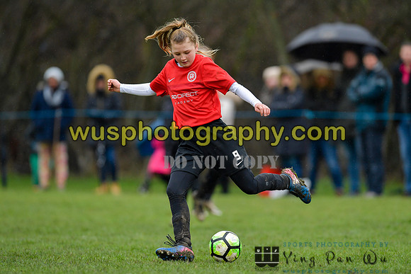 20180203-120617C Tottenham Hotspur Girls U13 v Pro Direct Academy BXB Girls U13 White
