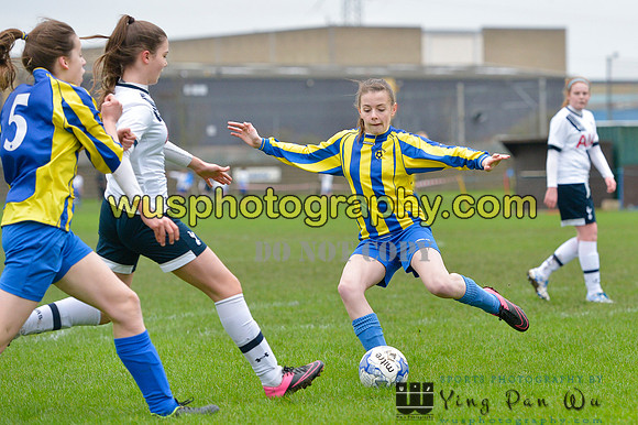 20160206-113158 Tottenham Hotspur Girls U14 v Harvesters FC Girls U14