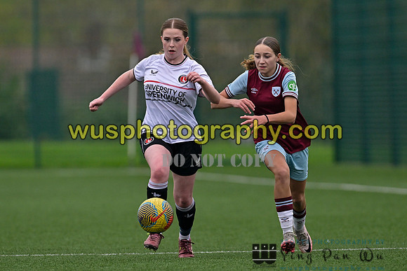 20241109-124704A West Ham United Warriors Girls U16 v Charlton Athletic Academy Girls U16