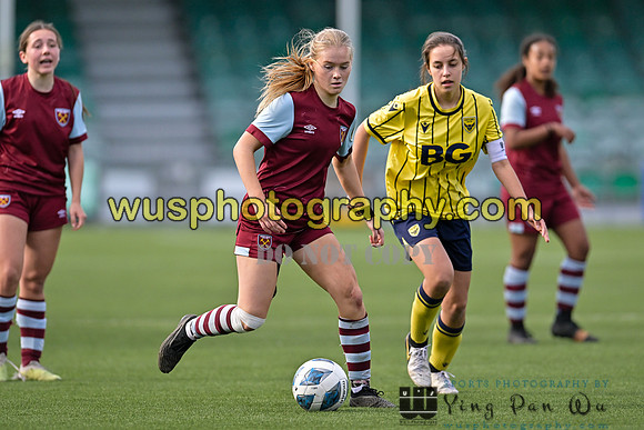 20240420-171604 West Ham United Academy Girls U16 v Oxford United Women U16
