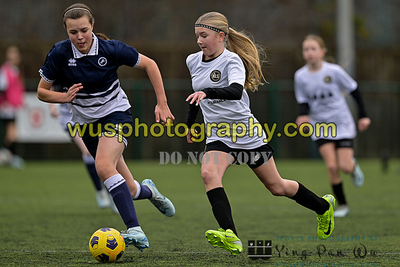 20250222-104557A Millwall Lionesses U12 v New Level Soccer Girls U12