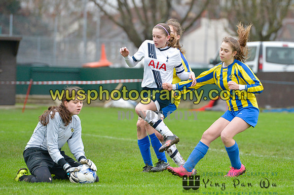 20160206-121538-3 Tottenham Hotspur Girls U14 v Harvesters FC Girls U14