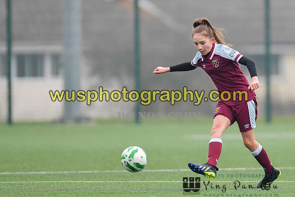 20220115-133705 West Ham United Academy Girls U14 v Notts County FC Girls U14