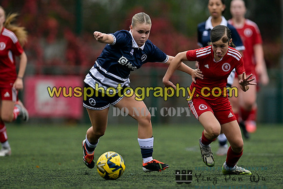 20241026-104131 Millwall Lionesses U16 v Welling United Academy Girls U16