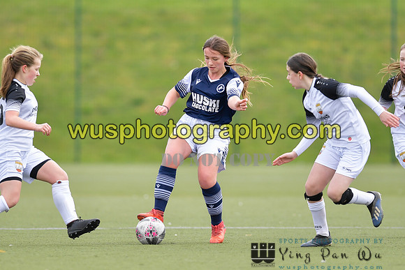 20210403-145810E London Bees Academy U14 v Millwall Lionesses Girls U14