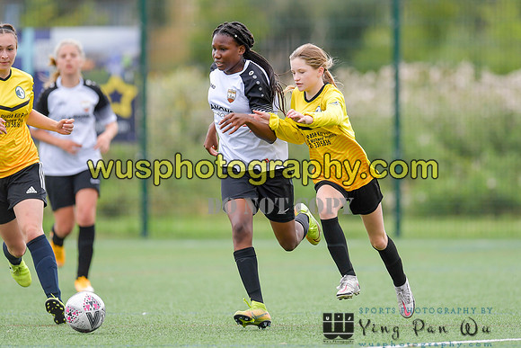 20210821-101148E London Bees Academy U14 v Kent Football United Girls U14