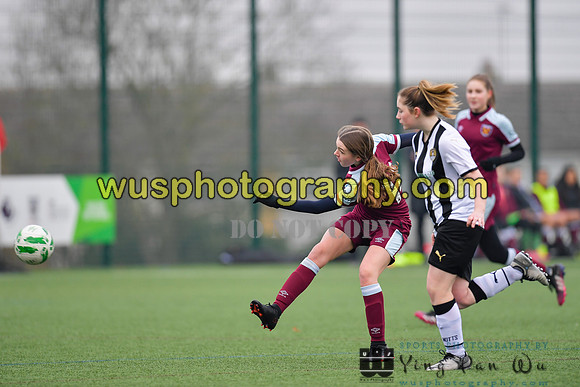 20220115-132843 West Ham United Academy Girls U14 v Notts County FC Girls U14