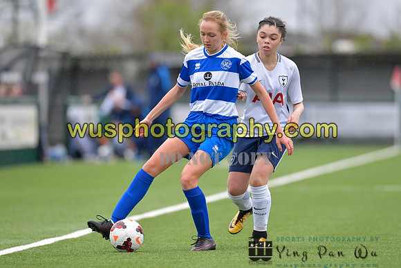 20180415-155341 Queens Park Rangers Girls U16 v Tottenham Hotspur Girls U15