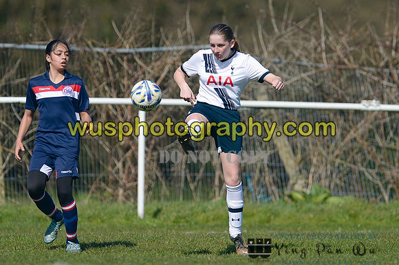20160402-120000-2 Denham United Girls U14 v Tottenham Hotspur Girls U14