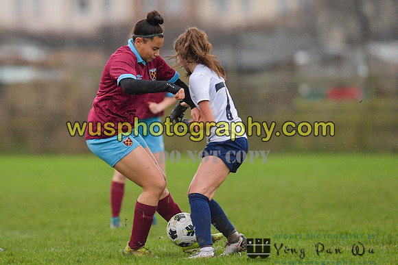 20220108-100855 Tottenham Hotspur Women FC JTP U15 v West Ham United Performance Girls U16