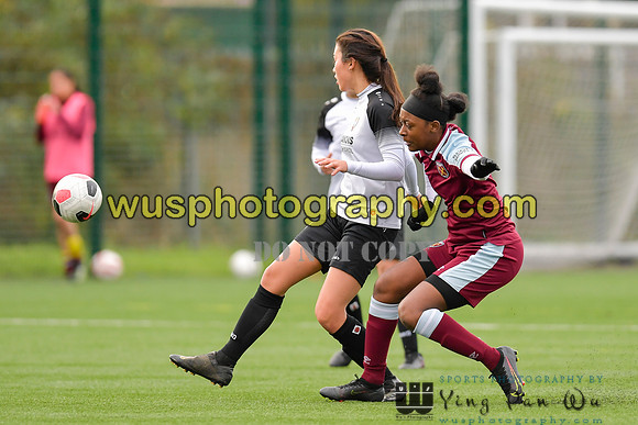 20211211-114511 West Ham United Academy Girls U16 v London Bees Academy U16