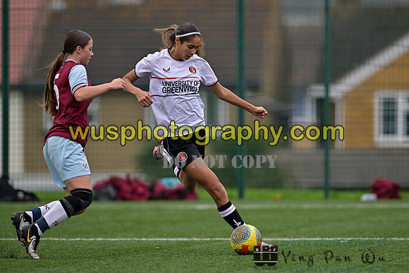 20241109-122232 West Ham United Warriors Girls U16 v Charlton Athletic Academy Girls U16