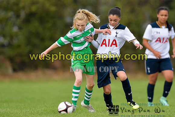 20161002-113541-4 Tottenham Hotspur Girls U14 v Writtle Minors FC Girls U14