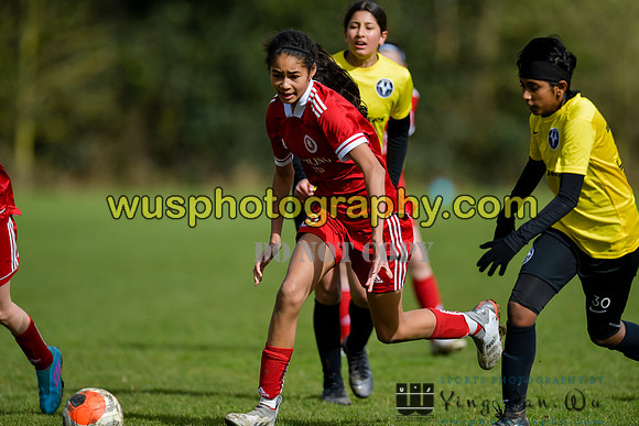 20220312-120803B Watford Ladies FC U14 Warriors v Welling United Girls U14