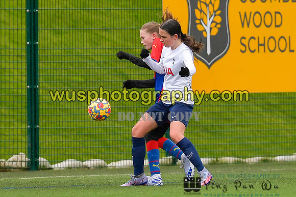 Crystal Palace FC Girls U14 v Tottenham Hotspur Women FC JTP U1420220219-124334