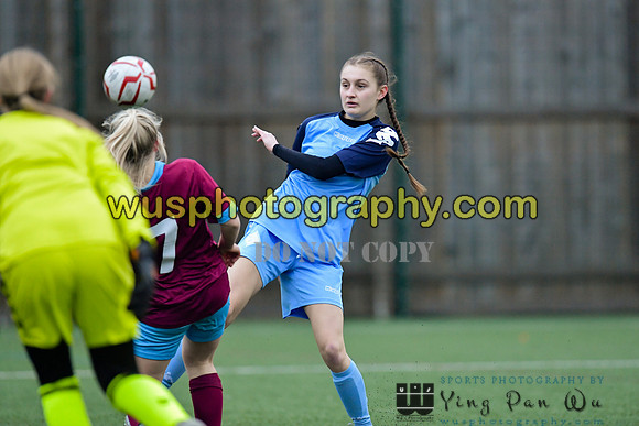 20220115-151952 West Ham United Performance Girls U16 v London City Lionesses U16